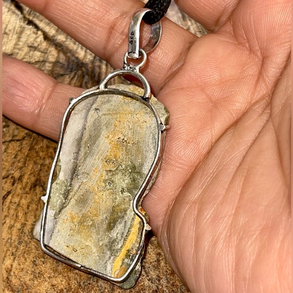Rough Bumblebee Jasper Pendant 2 1/2” - Picture 9 of 10